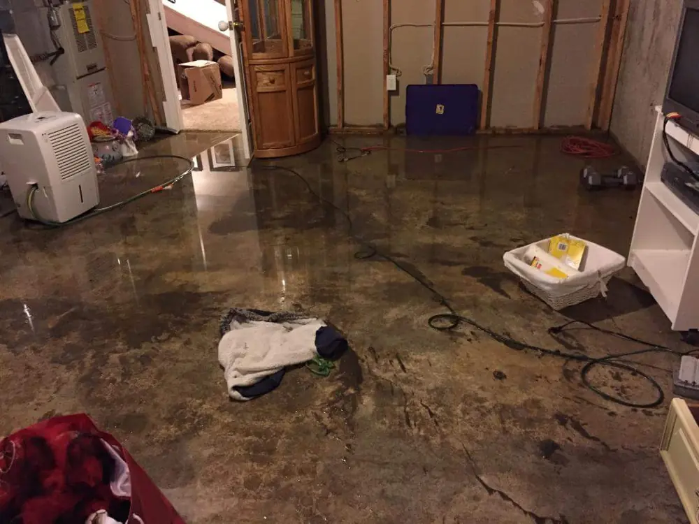 Restoration equipment on a Cary job