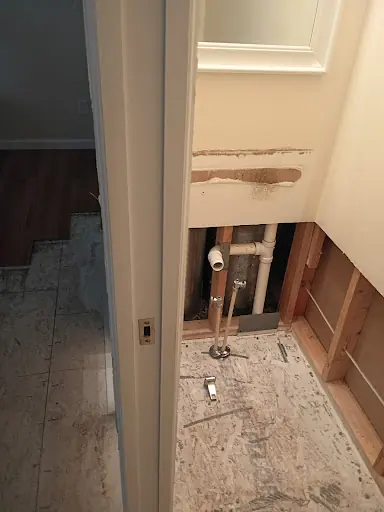 Restoration equipment on a Cary job