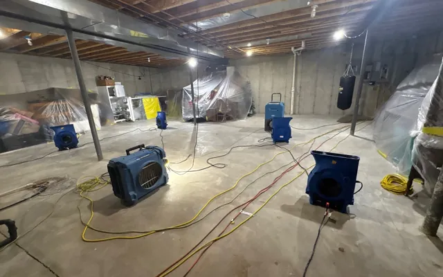 Basement Flood Cleanup in New Hill, NC