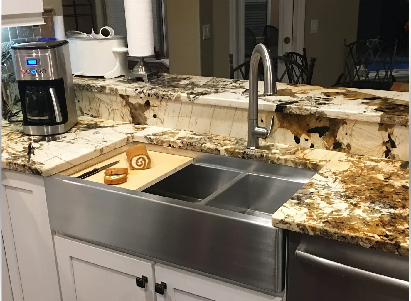 Kitchen Sink Overflow in a Cary home